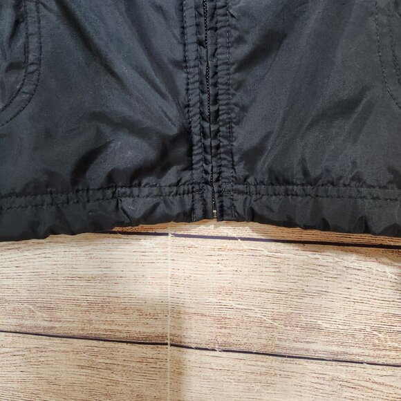 NIKE Windbreaker Jacket RN56323 Black Gray Zipper Men's Size Large Zip Pockets - Picture 9 of 16